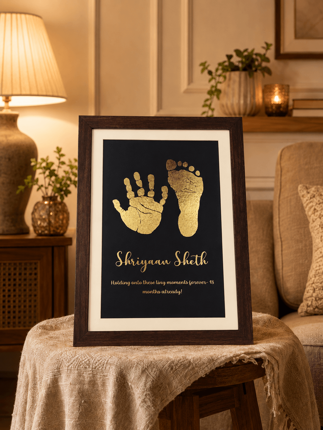 2 Units Metallic Imprints Frame for Baby — image 1